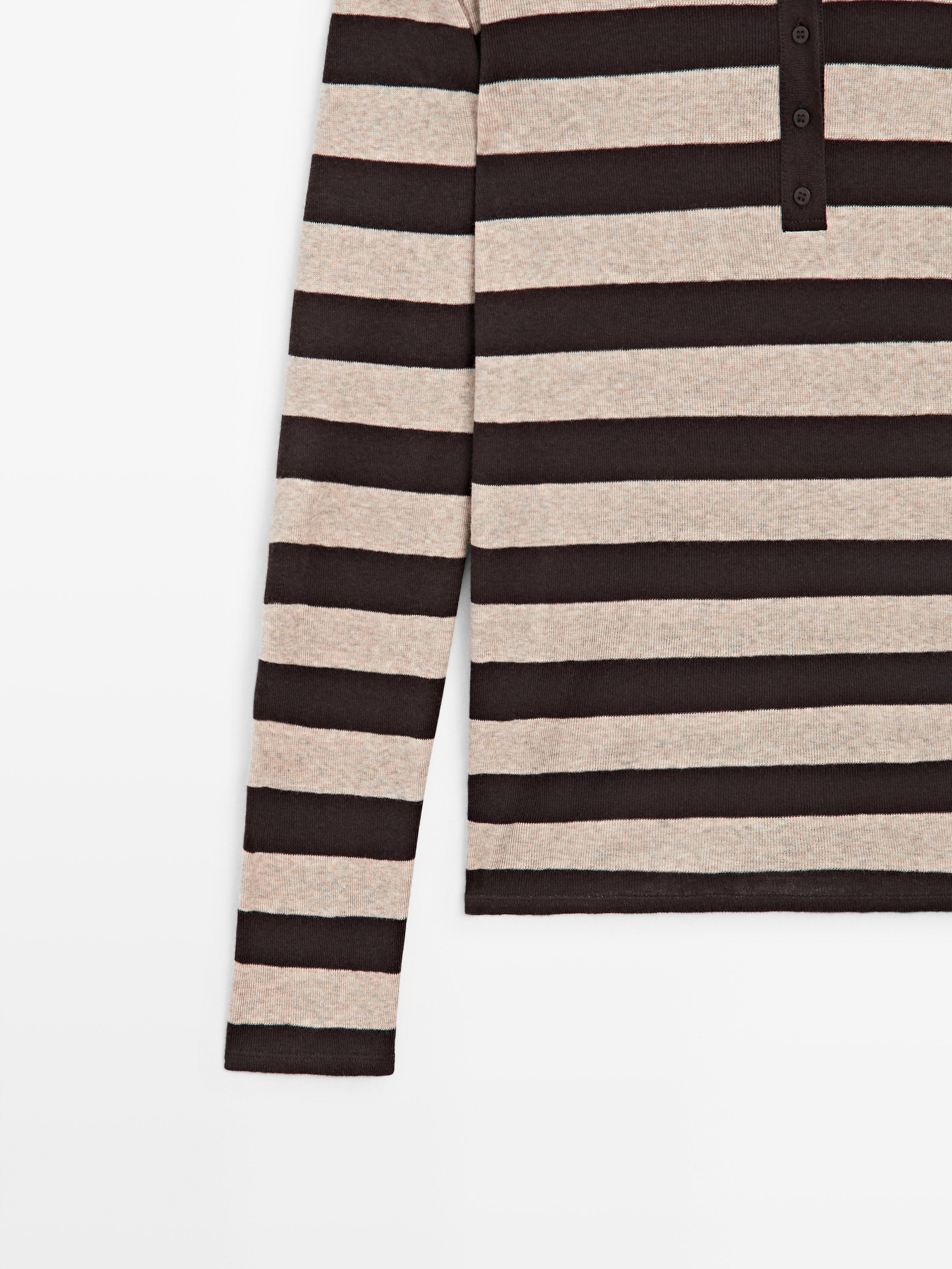 Polo en maille de coton mélangé